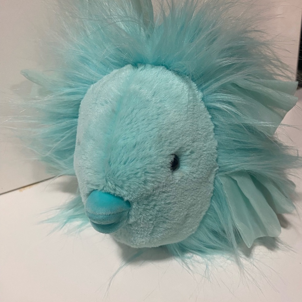 Plush Blue Lion Toy